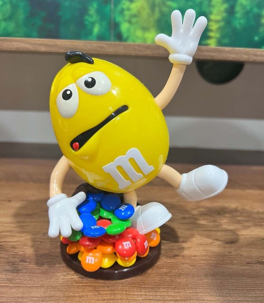 M&M's Yellow Character Candy Dispenser Collectible Figure